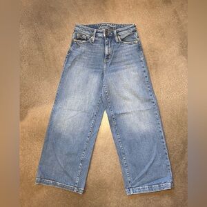 Women’s wide leg cropped jeans